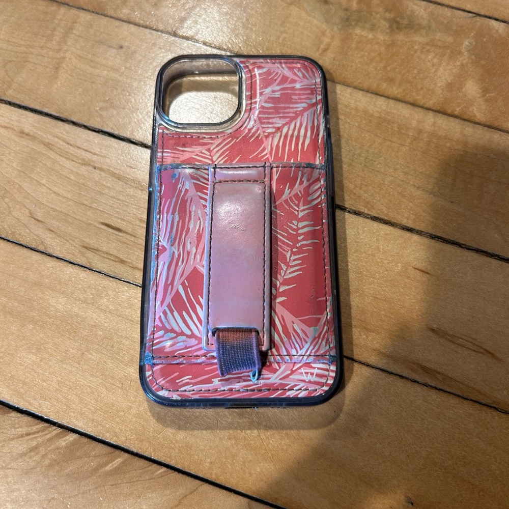 Walli IPhone 14 Case- Palm Pattern